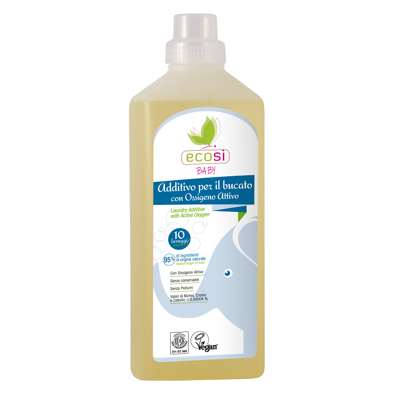 Aditiv ecologic pentru rufe cu oxigen activ, 1000 ml, Ecosi Baby