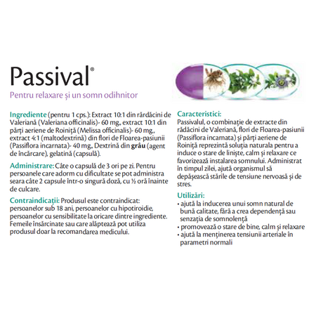 Passival, 30 capsule, Rotta Natura 597907