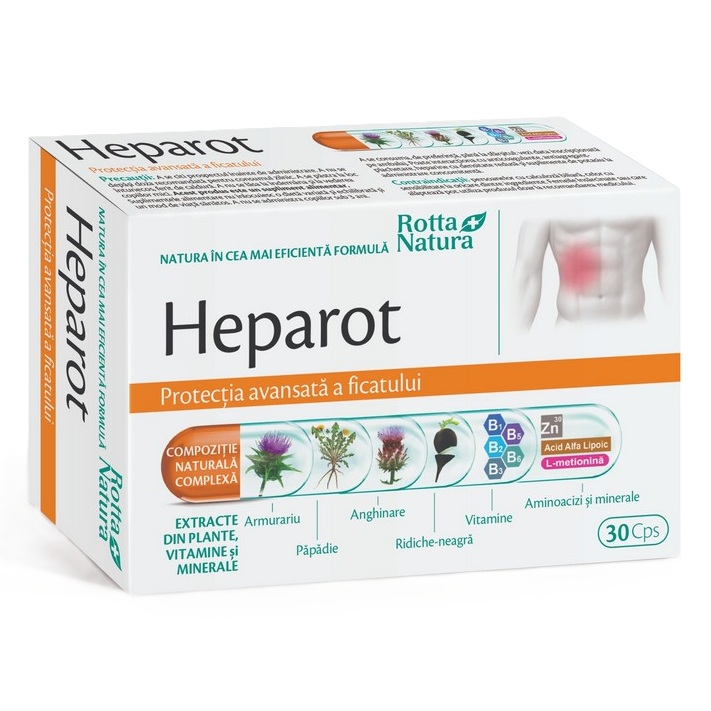 Heparot, 30 comprimate, Rotta Natura