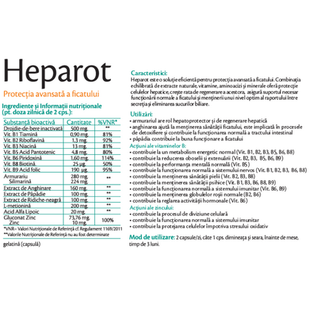 Heparot, 30 comprimate, Rotta Natura 647671
