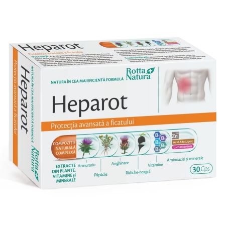 Heparot, 30 comprimate, Rotta Natura