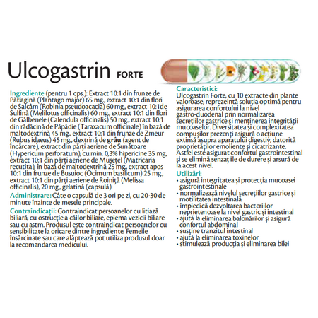 Ulcogastrin Forte, 30 capsule, Rotta Natura 598093
