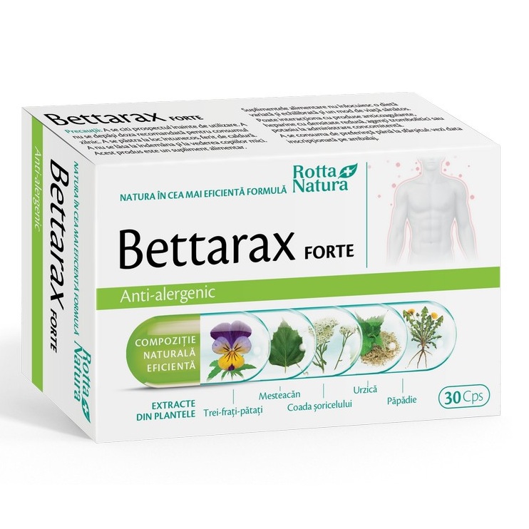 Bettarax Forte, 30 capsule, Rotta Natura