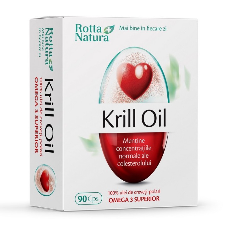 Krill Oil, 500 mg, 90 capsule, Rotta Natura