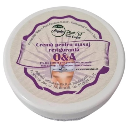 Crema oase si articulatii, 120 ml, Natura Plant