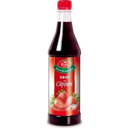 Sirop cu capsuni Aromfruct, 700 ml, Fares