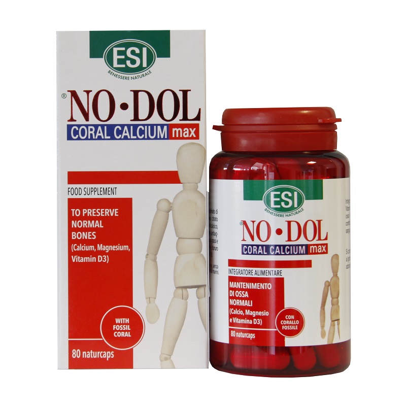 Calciu coral max NoDol, 80 capsule, Esi Spa