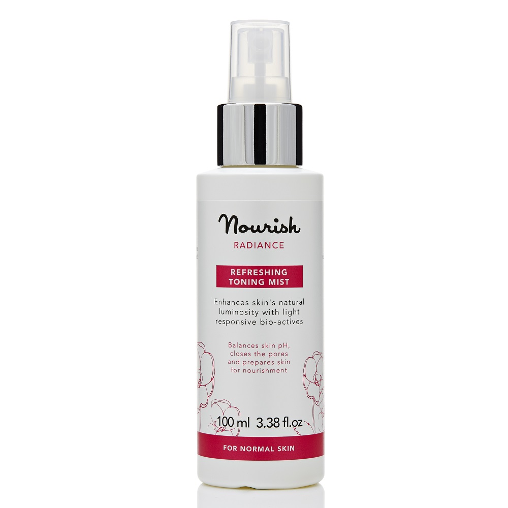 Lotiune tonica hidratanta Radiance Refreshing Toning Mist, 100 ml, Nourish