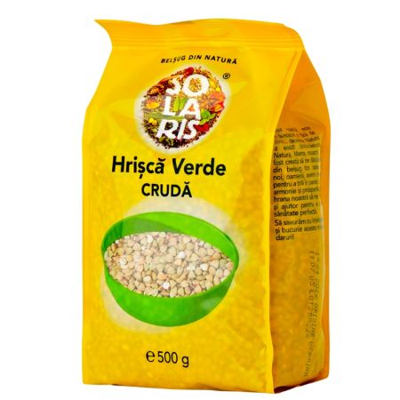 Hrisca verde ecologica, 500 g, Solaris