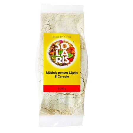 Macinis pentru laptic cu 8 cereale, 250 g, Solaris