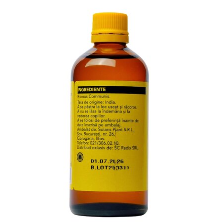Ulei de ricin, 100 ml, Solaris 661507