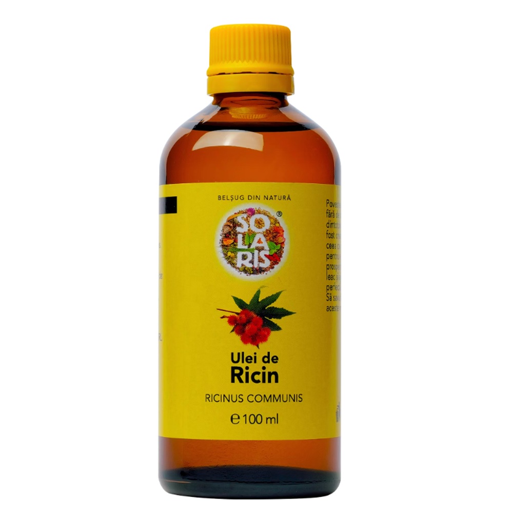 Ulei de ricin, 100 ml, Solaris