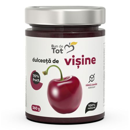 Dulceata de visine, fara zahar, 360g, Dacia Plant