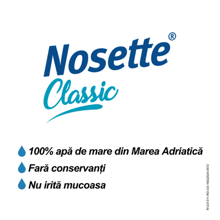 Spray nazal Nosette Classic, 30 ml, Dr. Reddys 589202