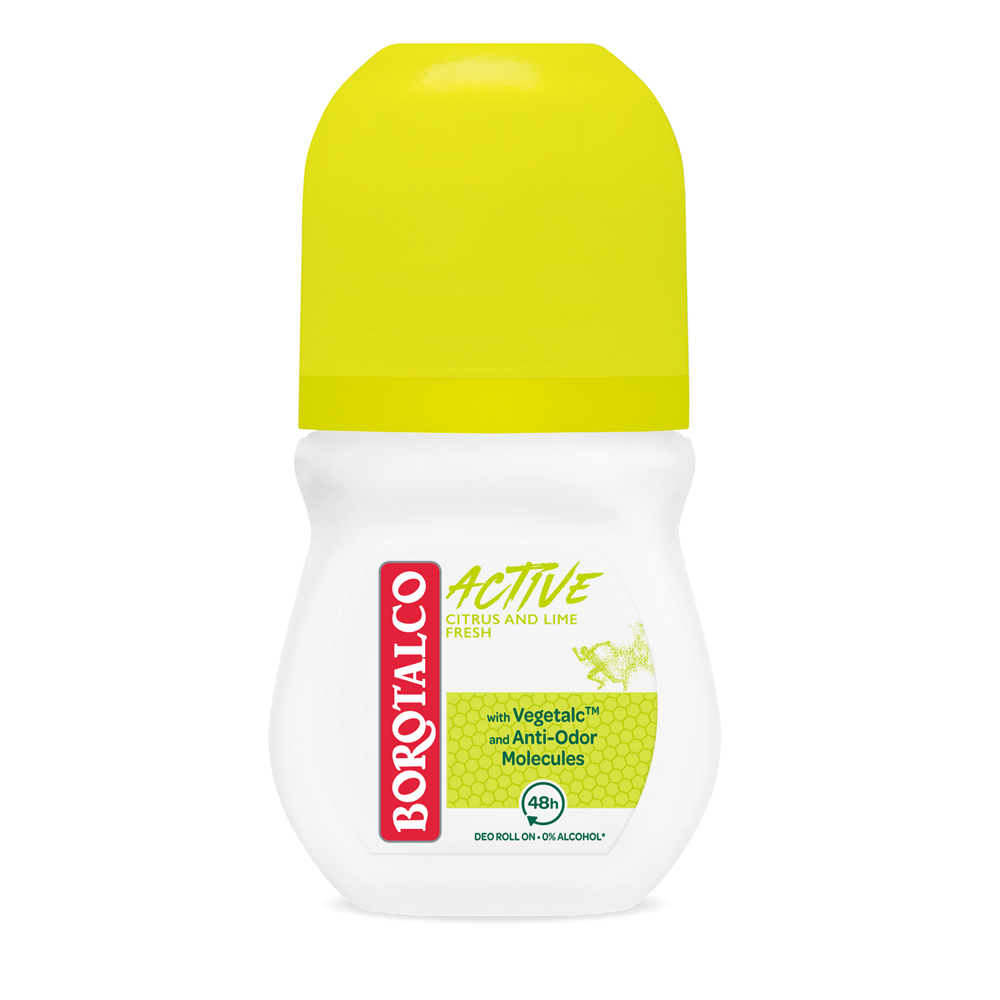 Deodorant roll-on Active Citrus and Lime, 50 ml, Borotalco
