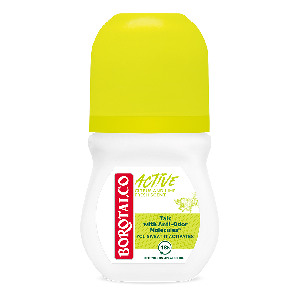 Deodorant roll-on Active Citrus and Lime, 50 ml, Borotalco