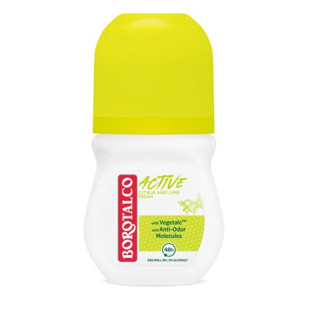 Deodorant roll-on Active Citrus and Lime, 50 ml, Borotalco