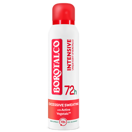 Deodorant spray antiperspirant Intensive, 150 ml, Borotalco