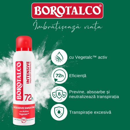 Deodorant spray antiperspirant Intensive, 150 ml, Borotalco 694812
