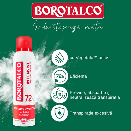 Deodorant spray antiperspirant Intensive, 150 ml, Borotalco 694812