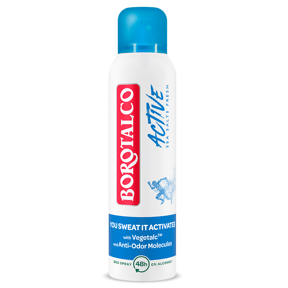 Deodorant spray Active Sea Salts, 150 ml, Borotalco