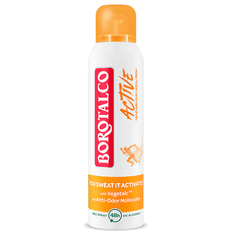 Deodorant spray Active Mandarine si Neroli, 150 ml, Borotalco