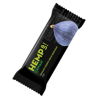 Baton bio cu seminte de canepa si smochine, 48 g, Canah