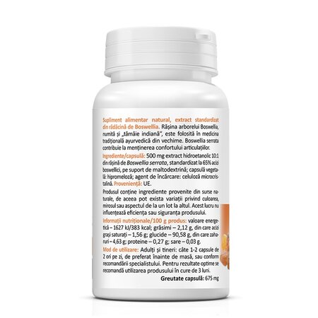 Boswelia, 500 mg, 30 capsule, Zenyth 619215