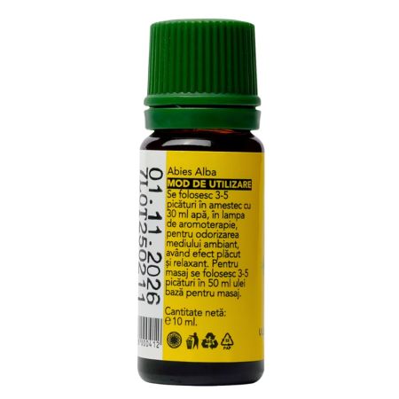 Ulei esential de brad, 10 ml, solaris 661497
