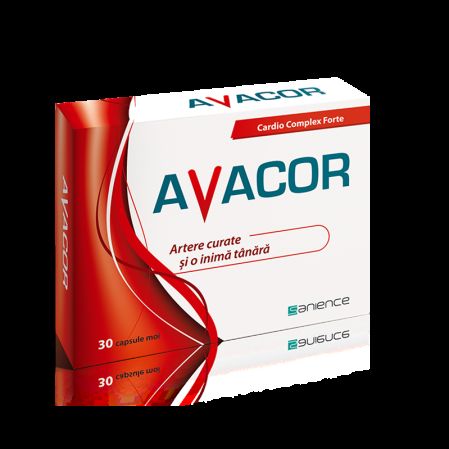 Avacor cardio complex forte, 30 capsule, Sanience