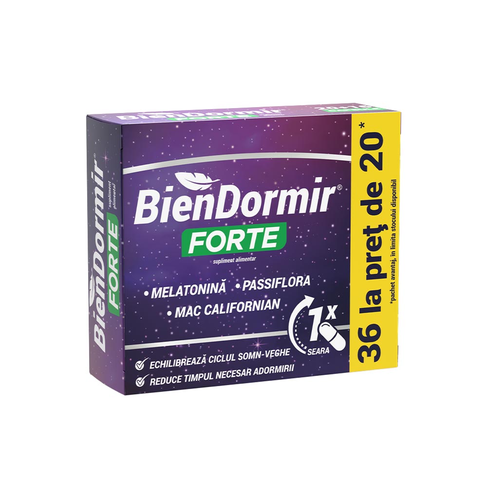 Bien Dormir Forte, 36 capsule, Fiterman Pharma