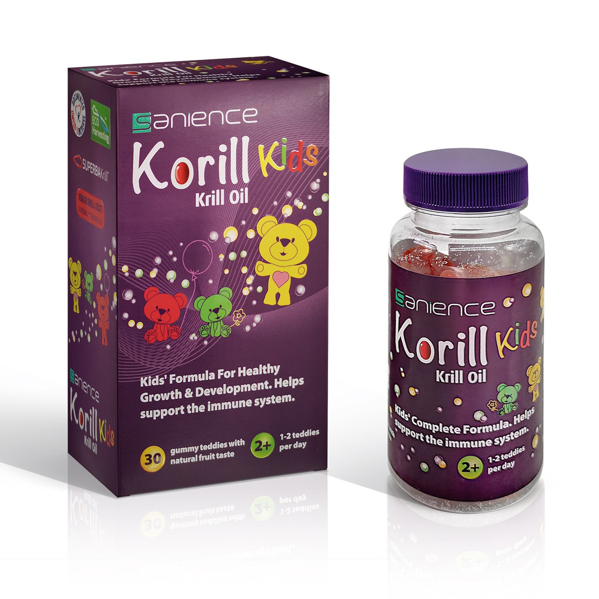 Korill Kids, 30 ursuleti gumati, Sanience