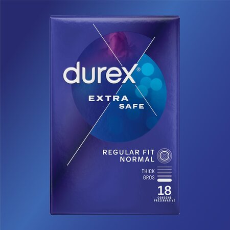 Prezervative Extra Safe, 18 bucati, Durex 606593