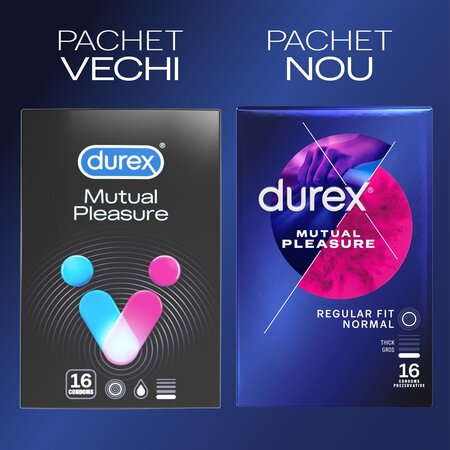 Prezervative Mutual Pleasure, 16 bucati, Durex 606822