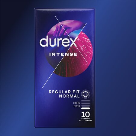 Prezervative Intense, 10 bucati, Durex 606751