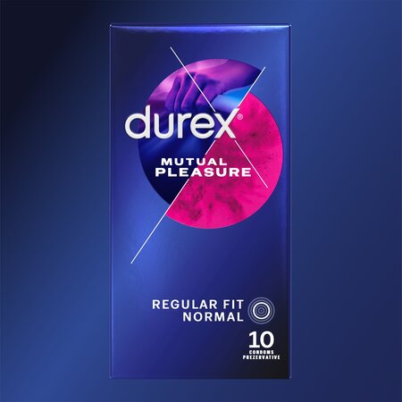 Prezervative Mutual Pleasure, 10 bucati, Durex 606813