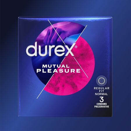 Prezervative Mutual Pleasure, 3 bucati, Durex 606809