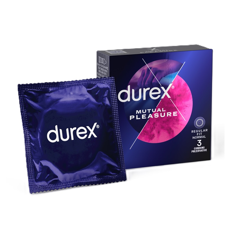 Prezervative Mutual Pleasure, 3 bucati, Durex