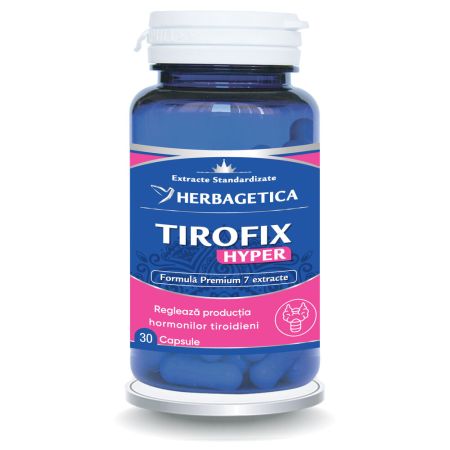 Tirofix Hyper, 30 capsule, Herbagetica
