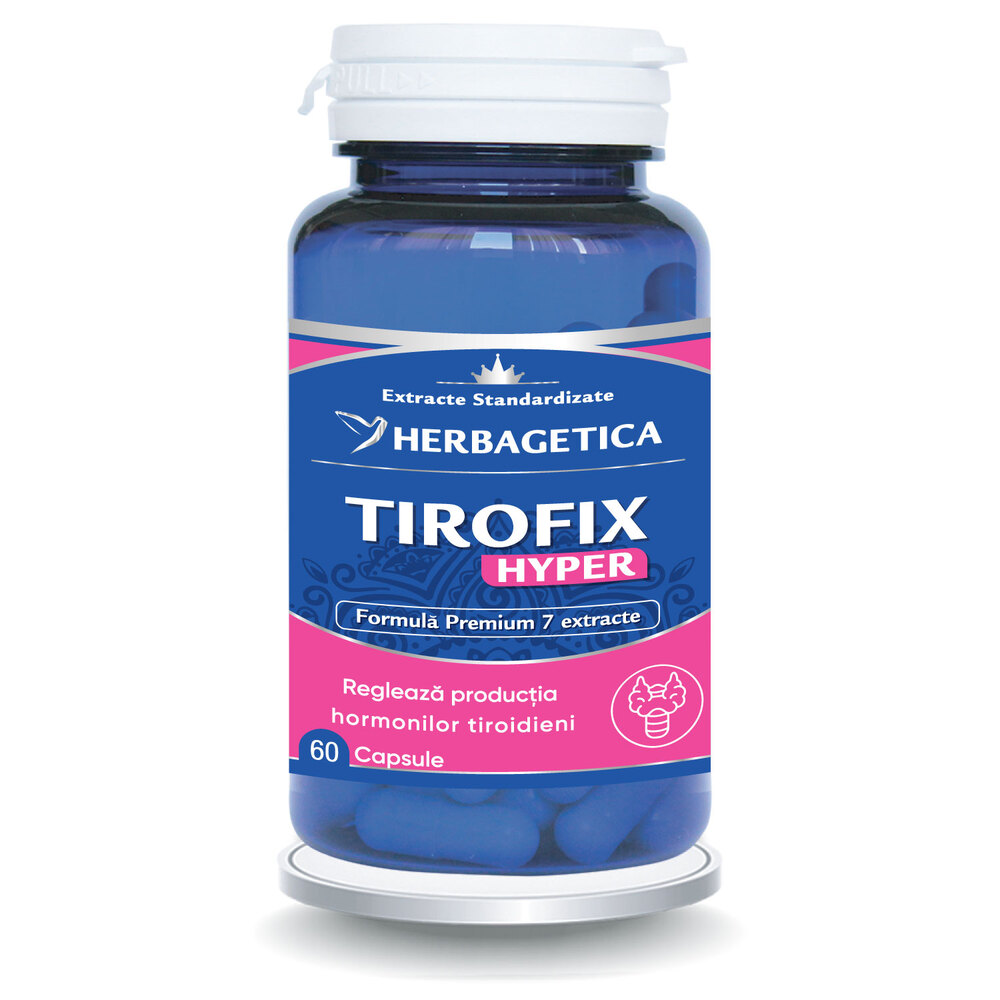 Tirofix Hyper, 60 capsule, Herbagetica