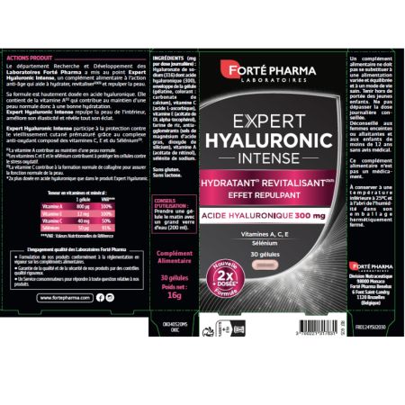 Acid Hialuronic Expert Intense, 30 capsule, Forte Pharma 705544