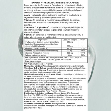 Acid Hialuronic Expert Intense, 30 capsule, Forte Pharma 705545