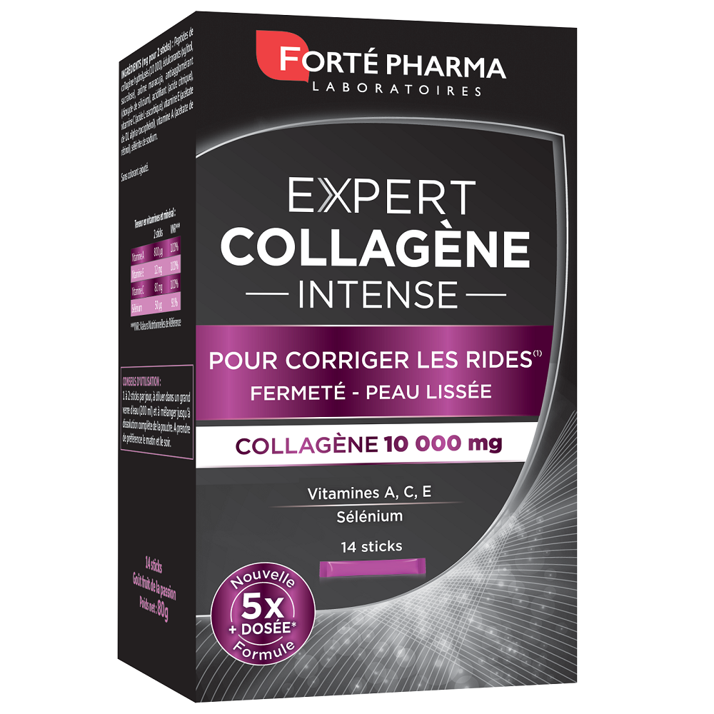 Colagen Expert Intense, 1000 mg, 14 plicuri, Forte Pharma