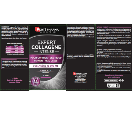 Colagen Expert Intense, 1000 mg, 14 plicuri, Forte Pharma 705851