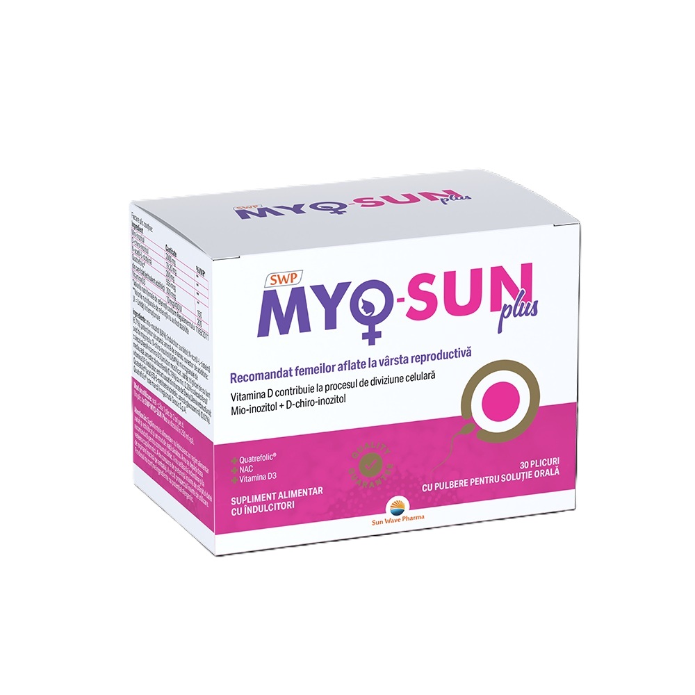 Myo-Sun Plus, 30 plicuri, Sun Wave Pharma