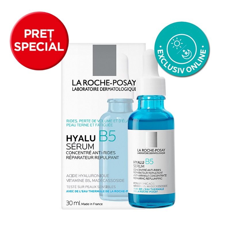 Ser concentrat antirid Hyalu B5, 30 ml, La Roche-Posay