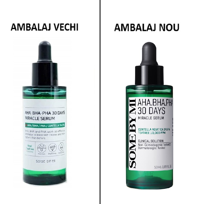 Serum cu AHA-BHA-PHA 30 Days Miracle, 50 ml, Some By Mi