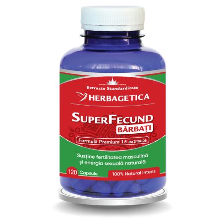 Superfecund barbati, 120 capsule, Herbagetica