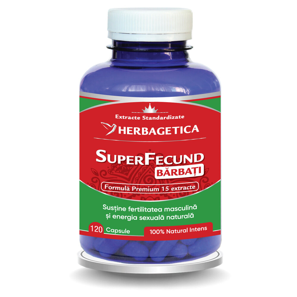 SuperFecund Barbati, 120 capsule, Herbagetica