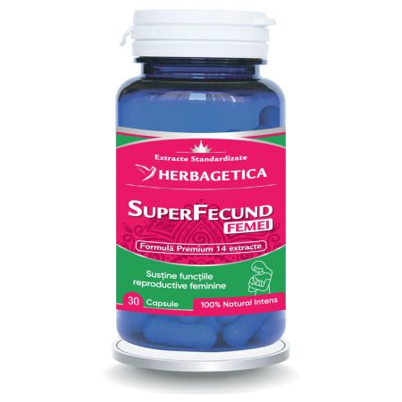 Superfecund femei, 30 capsule, Herbagetica